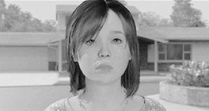 beyond two souls,ellen page,black and white,game,sad,crying,snow,bts,ps3,gamer,aiden,jodie holmes