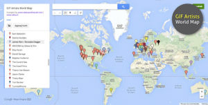 canada,montreal,artists,okkult,google maps,scoion dagger,artists world map,alessandro scali,moving away