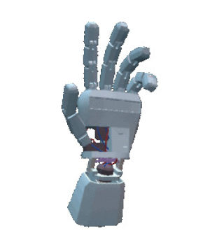 robot,transparent,hand