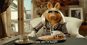 miss piggy,the muppets,donut