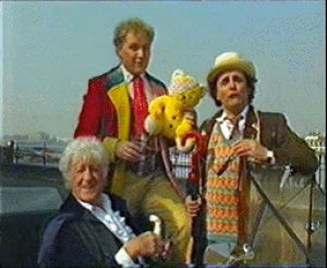 seventh doctor,jon pertwee,colin baker,doctor who,deal with it,promo,sylvester mccoy,third doctor