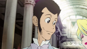 lupin the third,lupin,anime,wink,mischievous