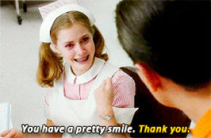 catch me if you can,amy adams,braces,nurse,thank you,pretty smile