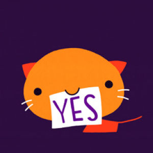 emoji,cat,cute,animals,yes,artists on tumblr,animal,orange,purple,cindy suen