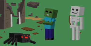 minecraft,zombie,zombies,cuteness,spiders,creepers