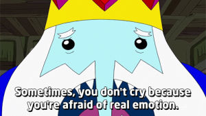 ice king,sad,adventure time,cry,at,emotional,emotion,land of ooo,real emotion