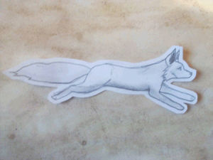 fox,cartoon,running,stop motion,doodle