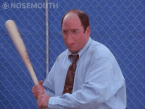 JERKSTORE Seinfeld George Costanza 1986 Retro Style Baseball 