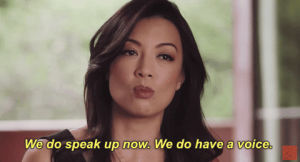 speak up,asian,voice,asian people,asianwomen,asian american,ming na wen,apahm,asian women,asianpeople,asian american and pacific islander heritage month,we d have a voice,we do speak up now