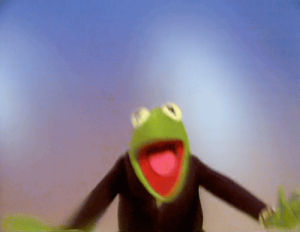 happy,excited,happiness,kermit,im so excited,joy,kermit the frog,fun,cheer,reactions,ftw,best,emotions,divertidos,best day ever,emotion,stoked