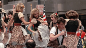 ferris buellers day off,ferris bueller,parade,movies,movie,film,dance,80s,1980s,films,sing,hollywood suite,hsgo