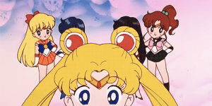 sailor mars,sailor venus,anime,sailor moon,sailor mercury,go team,sailor jupiter,magical girls