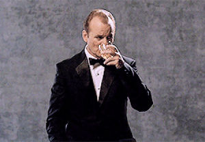 drinking,bill murray,classy,tuxedo