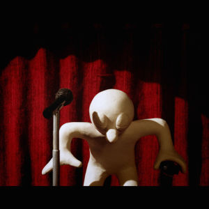 microphone,dance,aardman animations,morph,chas,stand up,funny,animation,cartoon