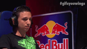 good job,gaming,wow,red bull,reaction,games,cool,yes,dope,yeah,thumbs up,winner,awesome,winning,gifsyouwings,esports