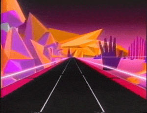 landscape,80s,1980s,computer graphics,computer animation