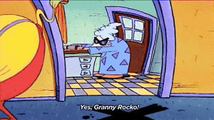 granny rocko,april fools,animation,90s,rockos modern life,heffer,pranksters