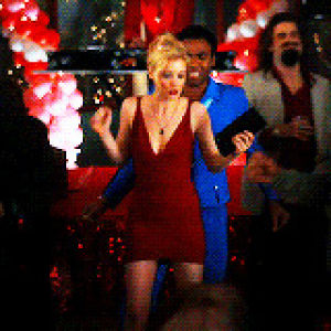 community britta red dress WornOnTV: Annie's red wrap style dress from Community | Alison Brie