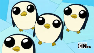 adorable,adventure time,penguins,ice king