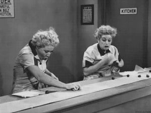 lucy,chocolate,black and white,i love lucy,lucille ball,ethel