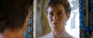 celia imrie,movies,smiling,maggie smith,winking,the best exotic marigold hotel,judi dench,bill nighy,penelope wilton,old woman,john madden,ronald pickup