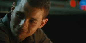 james marsden,movie,movies,smile,kiss,gun,tired,queue,nod,movie s,violence,phone games,cant stand you