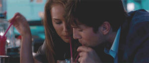 couple,love,movie,beauty,eyes,handsome,drinks,ashton kutcher,in love,no strings attached,nathalie portman
