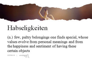 wordstuck,belonging,precious,possession,h,things,happiness,special,small,memory,german,noun,objects,sentiment,belongings,my blog needs more trigun on it damnit