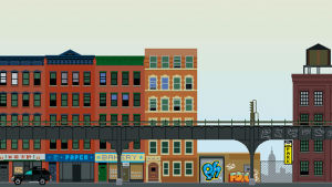 pixel art,pixel,subway,new york city,quickhoney,nana rausch