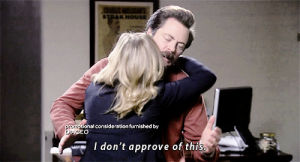 nick offerman,hugs,parks and recreation,amy poehler,parallels,7x06,save jjs