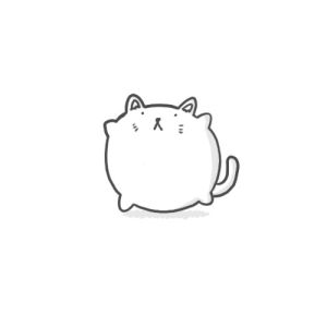 cat,drawing,fat,hoppip