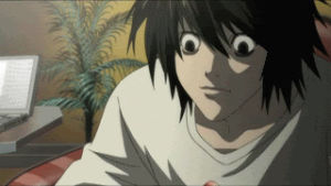 death note,hungry,l,eating