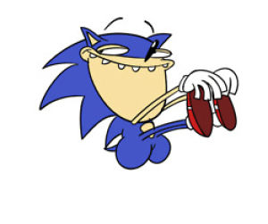 sonic the hedgehog,bouncing,butt,booty,bounce