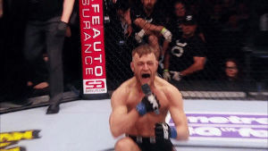 conor mcgregor,ufc,excited,crying,win,mma,celebrate,screaming,winning,happy dance,knock out,ufc 196,ufc 196