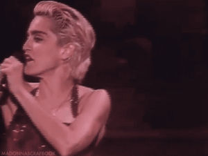 80s,red,madonna,tour,1987,blond,whos that girl