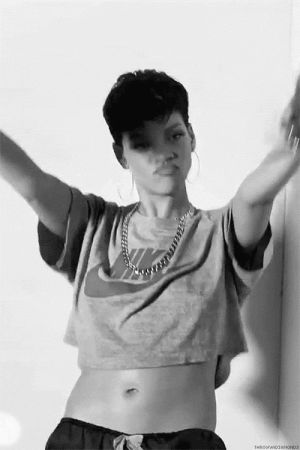lovey,black and white,dancing,rihanna,complex,hands in the air