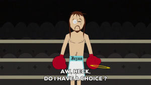 resigned,jesus,boxing,agreeable