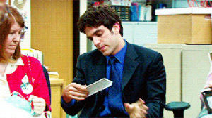 GIF the office bj novak ryan howard - animated GIF on GIFER - by