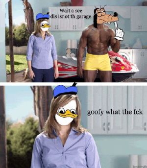 wtf,goofy,donald duck,terry crews,what the fuck