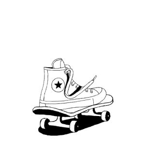 black and white,jump,skateboarding,skateboard,shoes,converse,tom bunker,made by you,chucks,chuck taylors,art