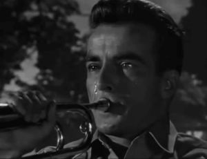 montgomery clift,trumpet,from here to eternity,art,movies,sad,crying,hoppip,misc,imt,so sad