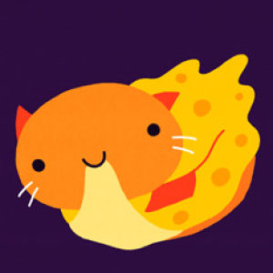 orange,cat,cute,animals,pizza,artists on tumblr,animal,emoji,hungry,purple,cindy suen