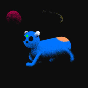 ori toor,art,animation,loop,sad,trippy,character,chase,lamb,noodly