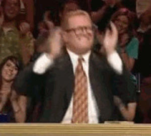 you rock,drew carey,hell yes,happy,excited,clapping,happy dance,exciting,awesome