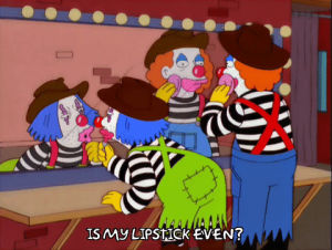 makeup,episode 10,season 12,mirror,lipstick,clowns,powder,12x10,suspenders