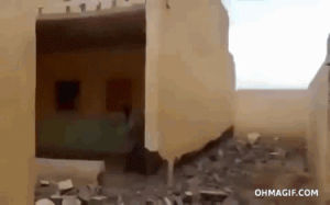 funny,fail,fall,house,wall,mixed,collapse,demolition