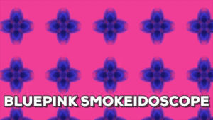 pink,smoke,blue,kaleidoscope