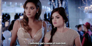 emily fields,aria montgomery,lucy hale,pretty little liars,shay mitchell,pll spoilers