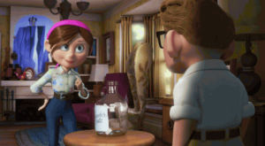 cute couple,carl and ellie,love,animation,movie,film,cute,disney,couple,adorable,sweet,up,i love you,pixar,aww,disney pixar,cgi,disneypixar,in love,cross your heart