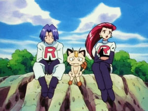 team rocket,meowth,anime,pokemon,s02e18